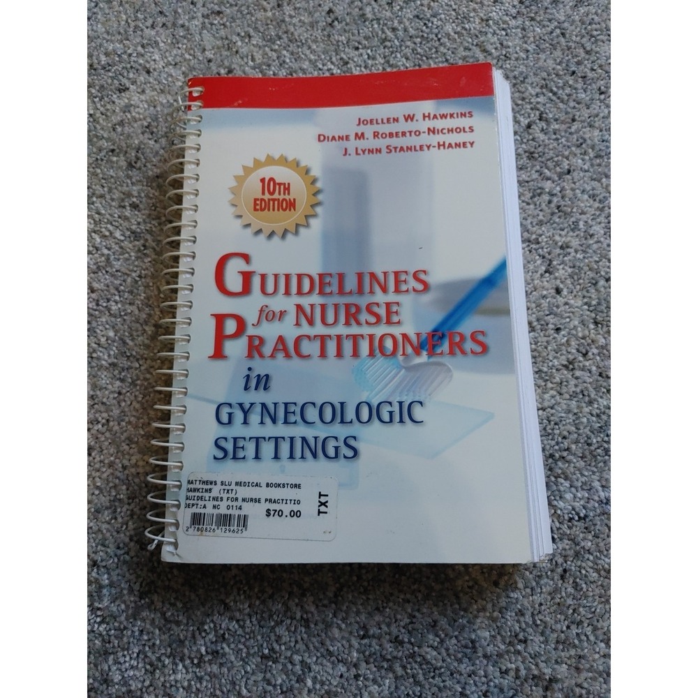 Guidelines for Nurse Practitioners in Gynecologic Settings 10th Ed Hawkins